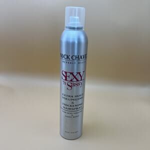 Nick Chavez Sexy N Sassy Extra Hold Volumizing Thickening Hairspray 10 oz New